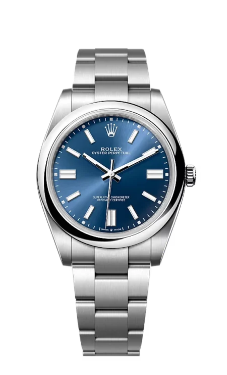 Replica Rolex Oyster Perpetual Blue Dial 124300