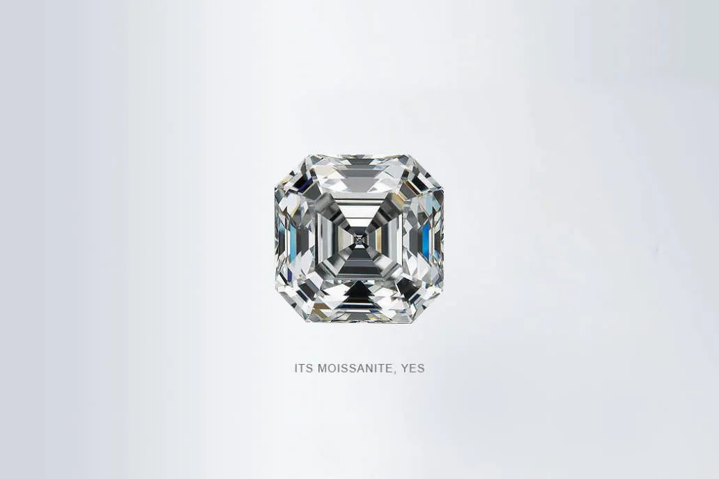 Hand-set VVS moissanite diamond on replica Rolex 2025