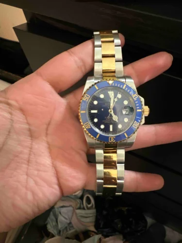 Replica Rolex Submariner Blue Dial 126613LB Bluesy photo review