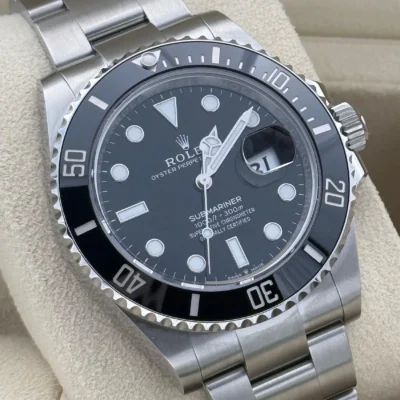 Superclone Rolex Submariner Black Dial 126610LN Style Perspective