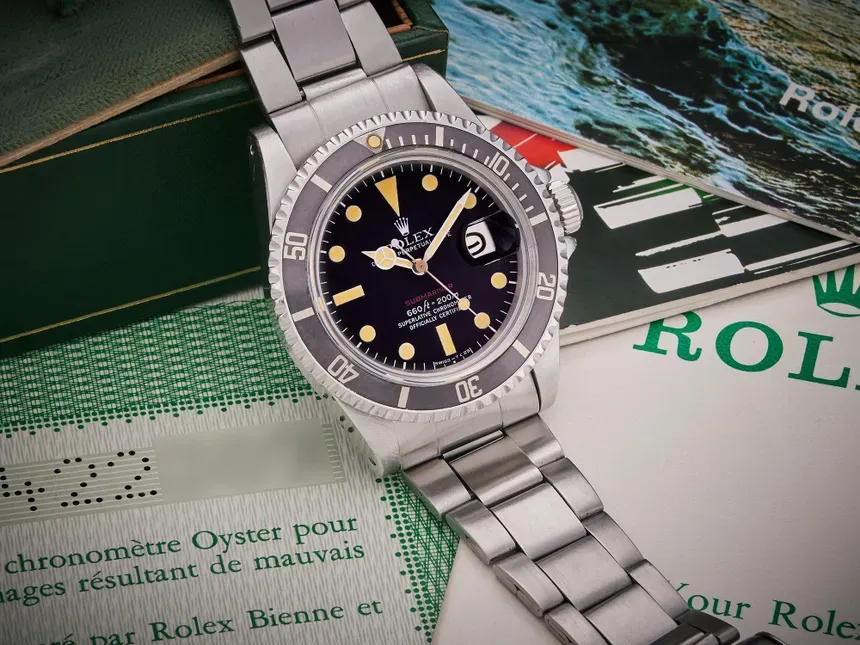 Super Clone Rolex Submariner Black Dial Black Dial Vintage