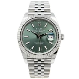 Replica Rolex Datejust Green Dial 126334 Jubilee 41 mm