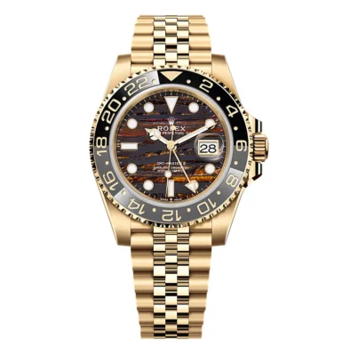 Superclone Rolex GMT-Master II 126718GRNR Tiger Iron Dial